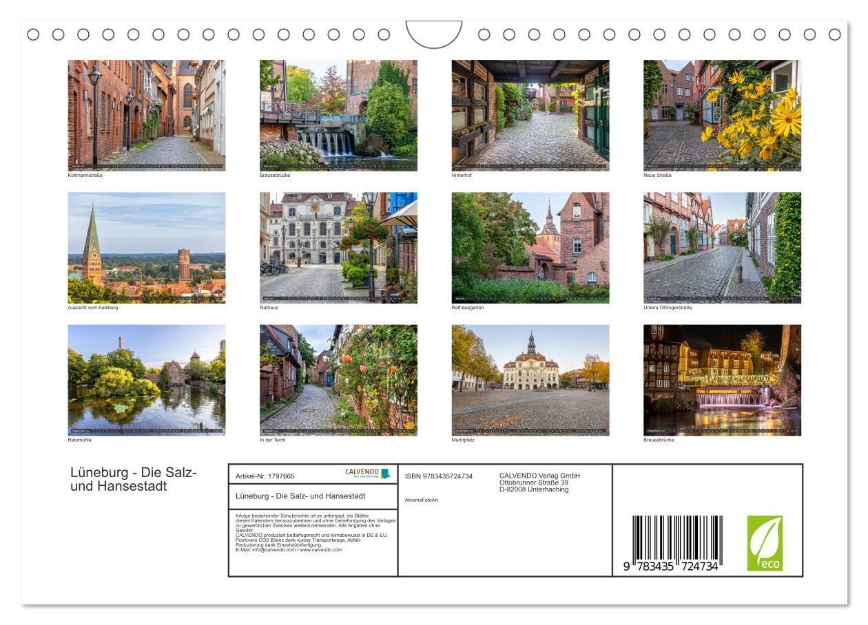 Bild: 9783435724734 | Lüneburg - Die Salz- und Hansestadt (Wandkalender 2025 DIN A4...