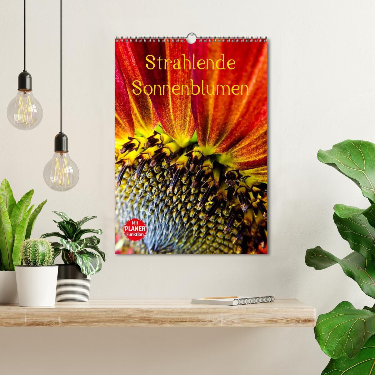 Bild: 9783457004616 | Strahlende Sonnenblumen (Wandkalender 2025 DIN A3 hoch), CALVENDO...