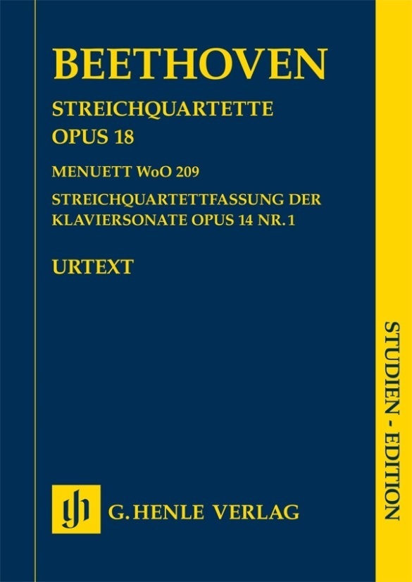 Cover: 9790201891392 | String Quartets Op. 18,1-6 | Besetzung: Streichquartette | Buch | 2005