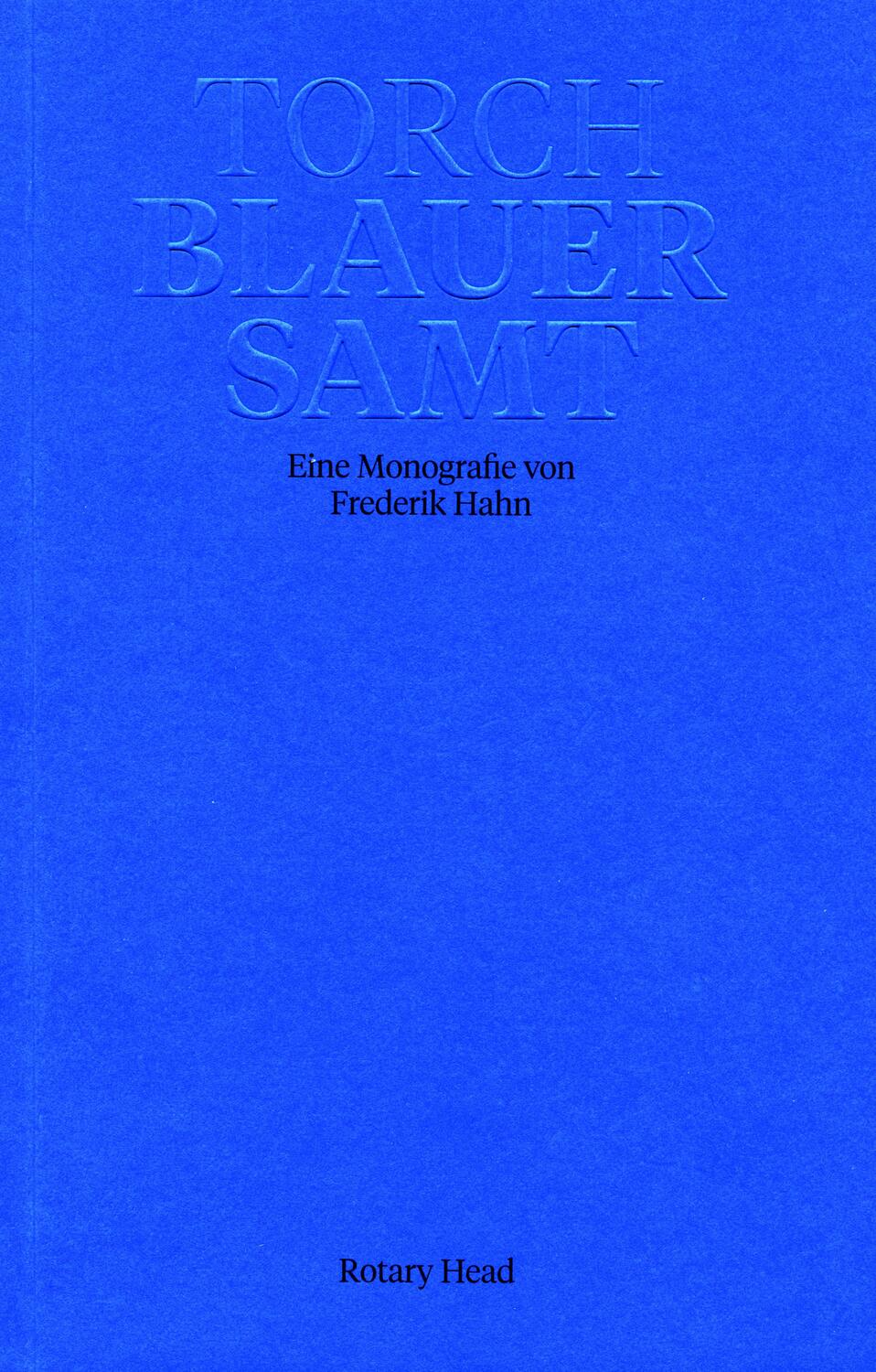 Cover: 9783949763175 | Blauer Samt | Frederik Hahn | Taschenbuch | Deutsch | 2022