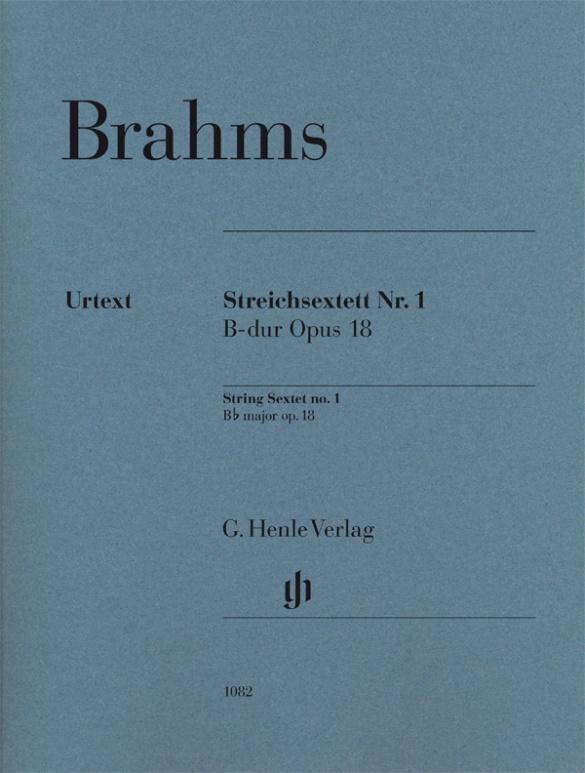 Cover: 9790201810829 | Streichsextett Nr. 1 B-dur op. 18 | Johannes Brahms | Taschenbuch