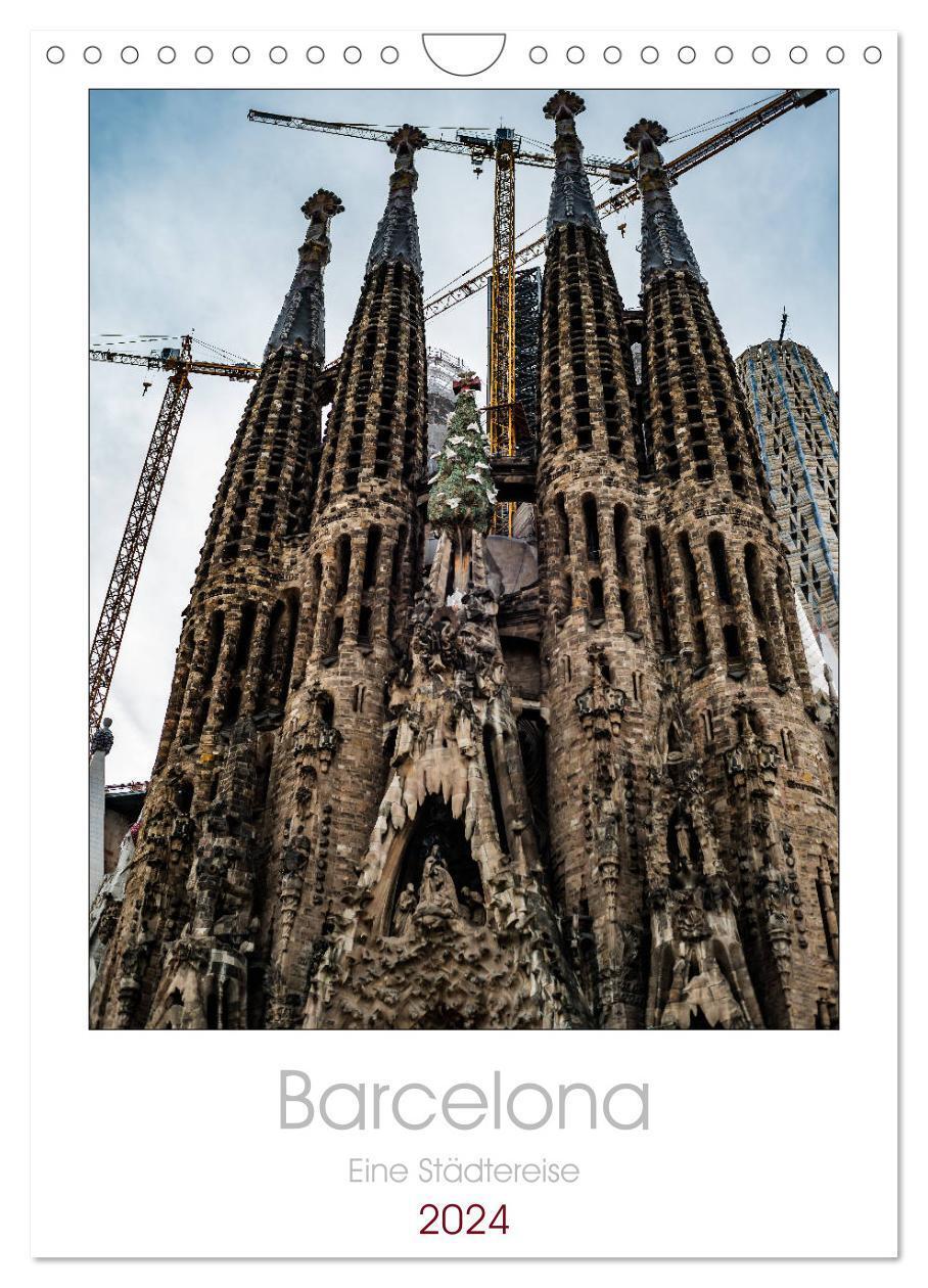 Cover: 9783383024245 | Barcelona - Eine Städtereise (Wandkalender 2024 DIN A4 hoch),...