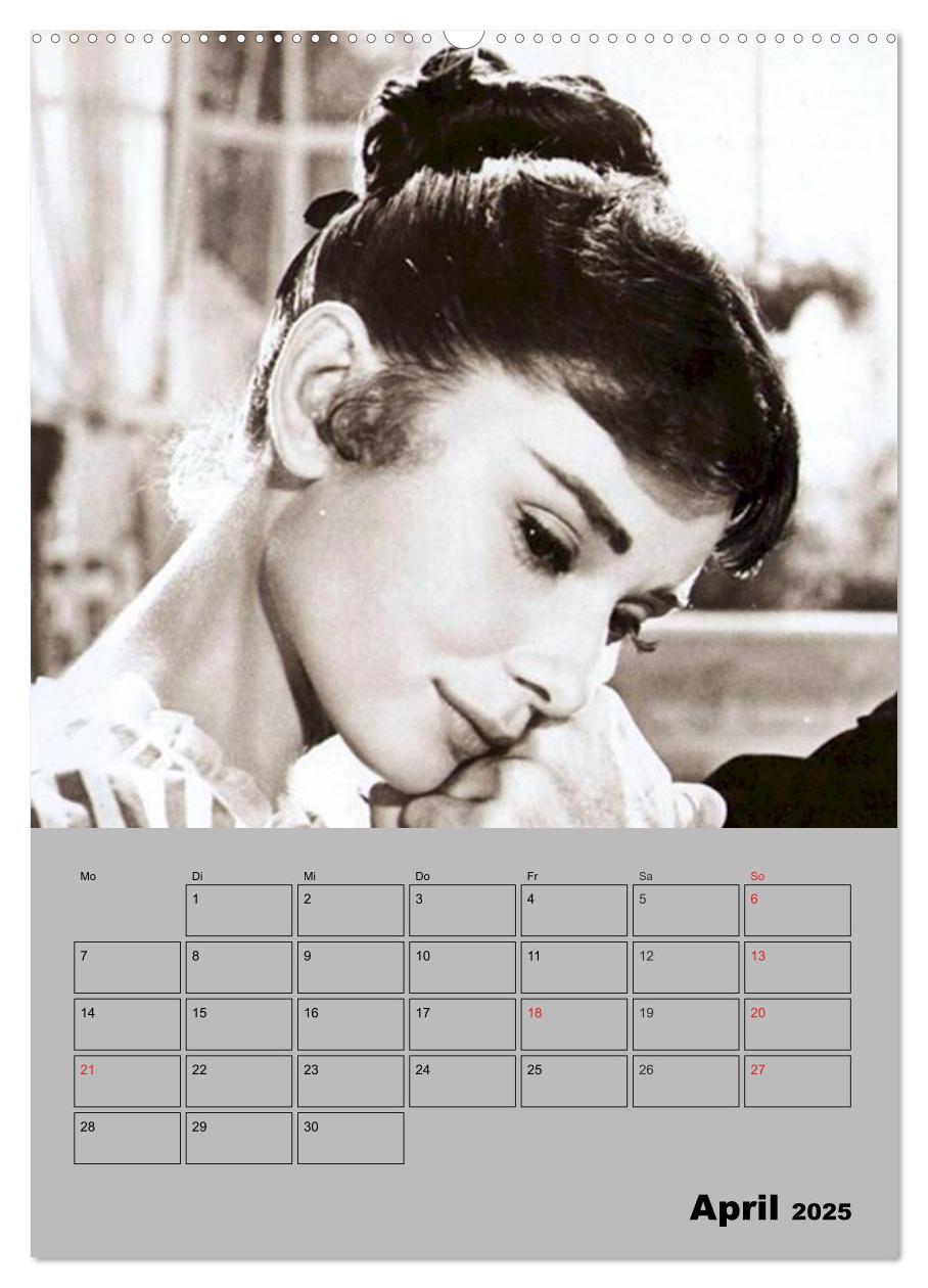 Bild: 9783457023167 | Hollywood-Diva. Audrey Hepburn (Wandkalender 2025 DIN A2 hoch),...