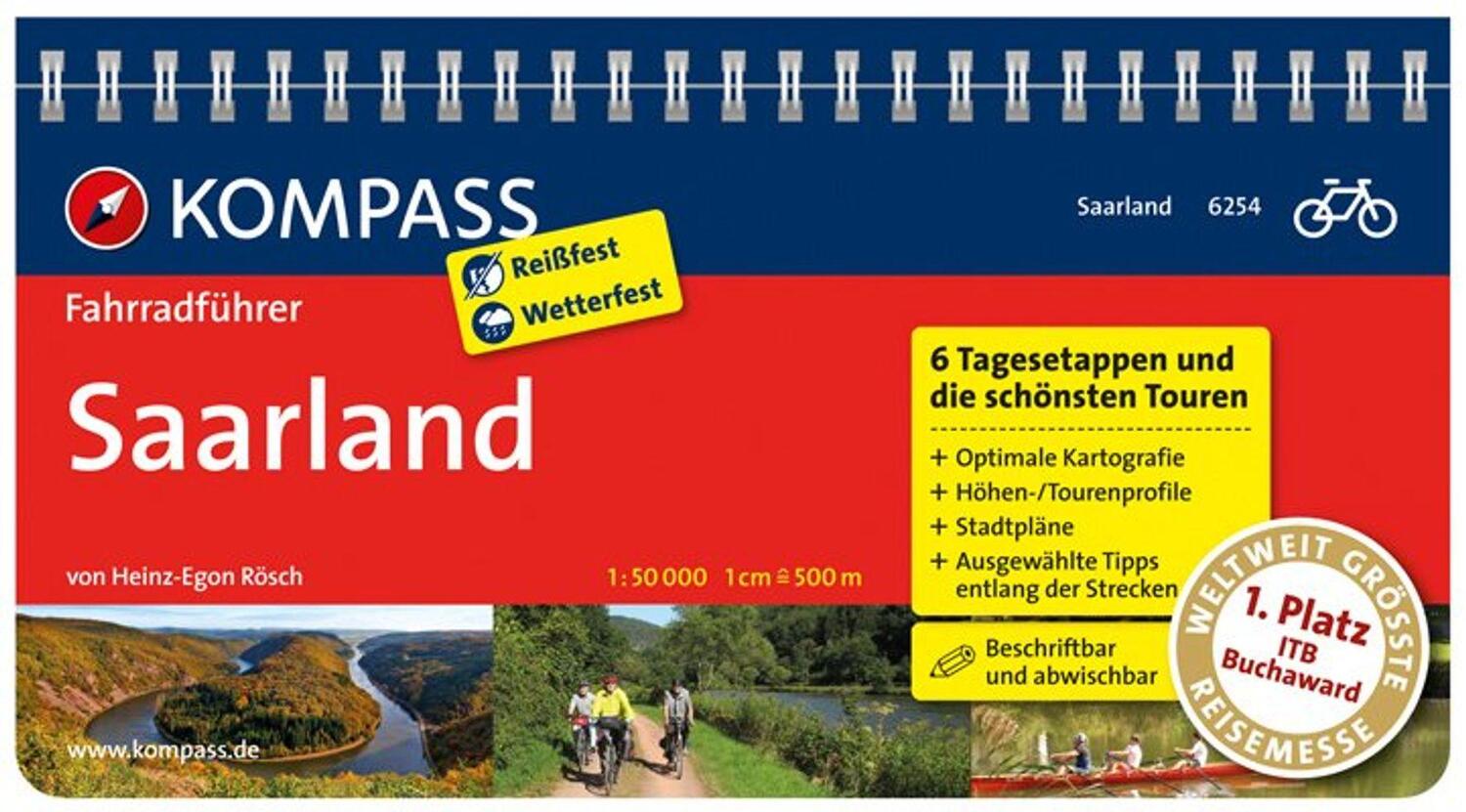 Cover: 9783850264051 | Saarland | Fahrradführer mit Routenkarten im optimalen Maßstab. | Buch