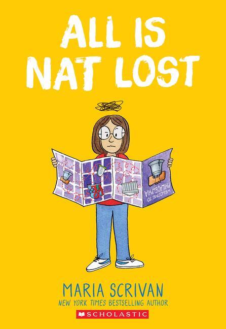 Cover: 9781338890587 | All Is Nat Lost: A Graphic Novel (Nat Enough #5) | Maria Scrivan