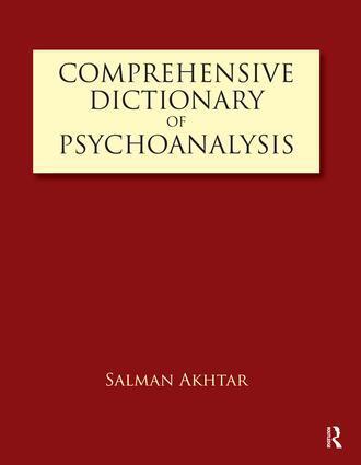 Cover: 9781855758605 | Comprehensive Dictionary of Psychoanalysis | Salman Akhtar | Buch