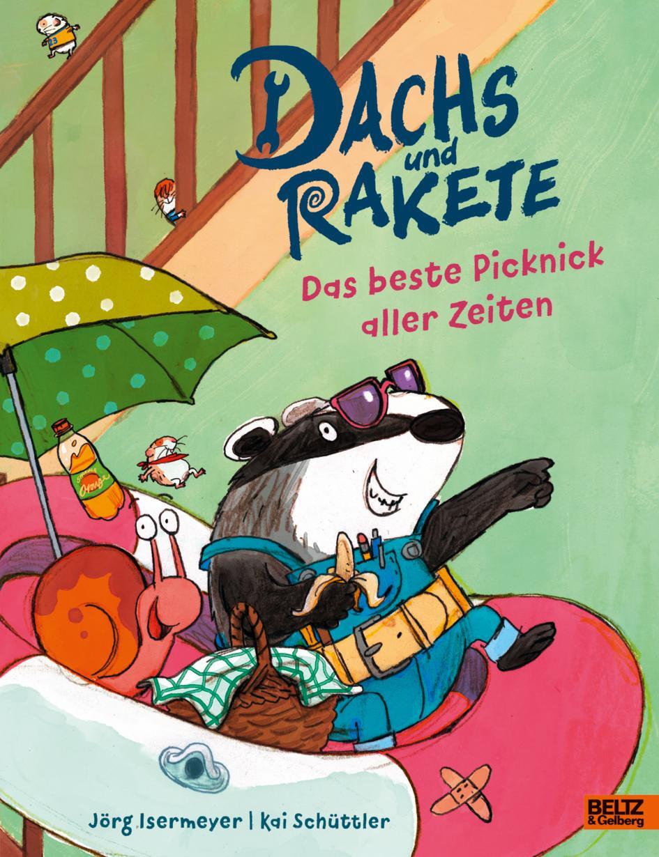 Cover: 9783407757470 | Dachs und Rakete - Das beste Picknick aller Zeiten | Jörg Isermeyer