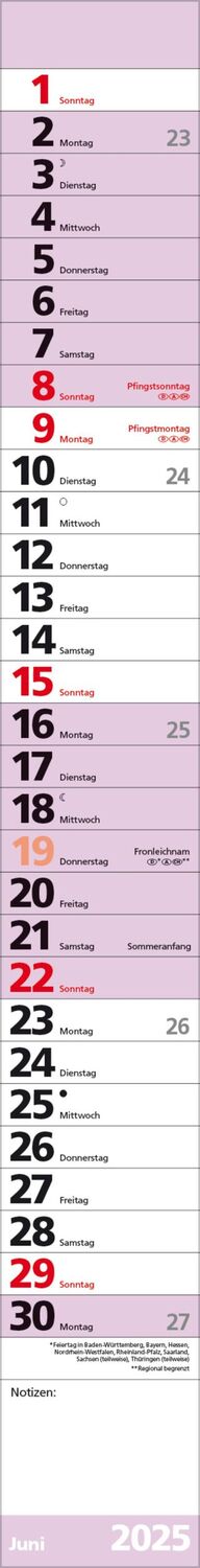 Bild: 9783731879565 | Streifenplaner Colour 2025 | Verlag Korsch | Kalender | Spiralbindung