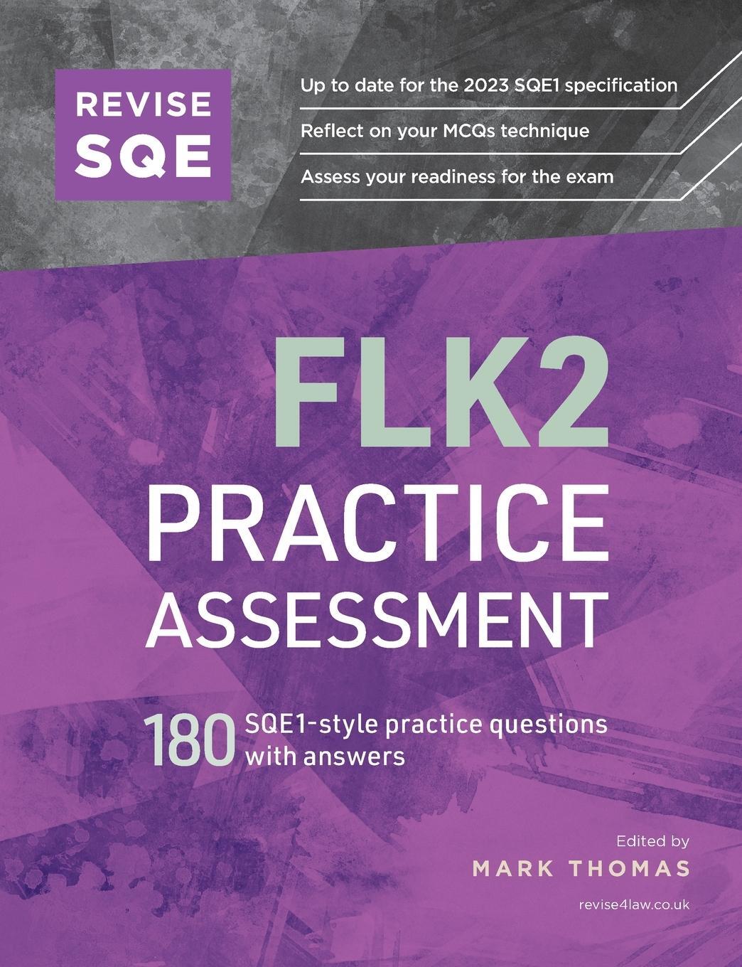 Cover: 9781914213472 | Revise SQE FLK2 Practice Assessment | Mark Thomas | Taschenbuch | 2023