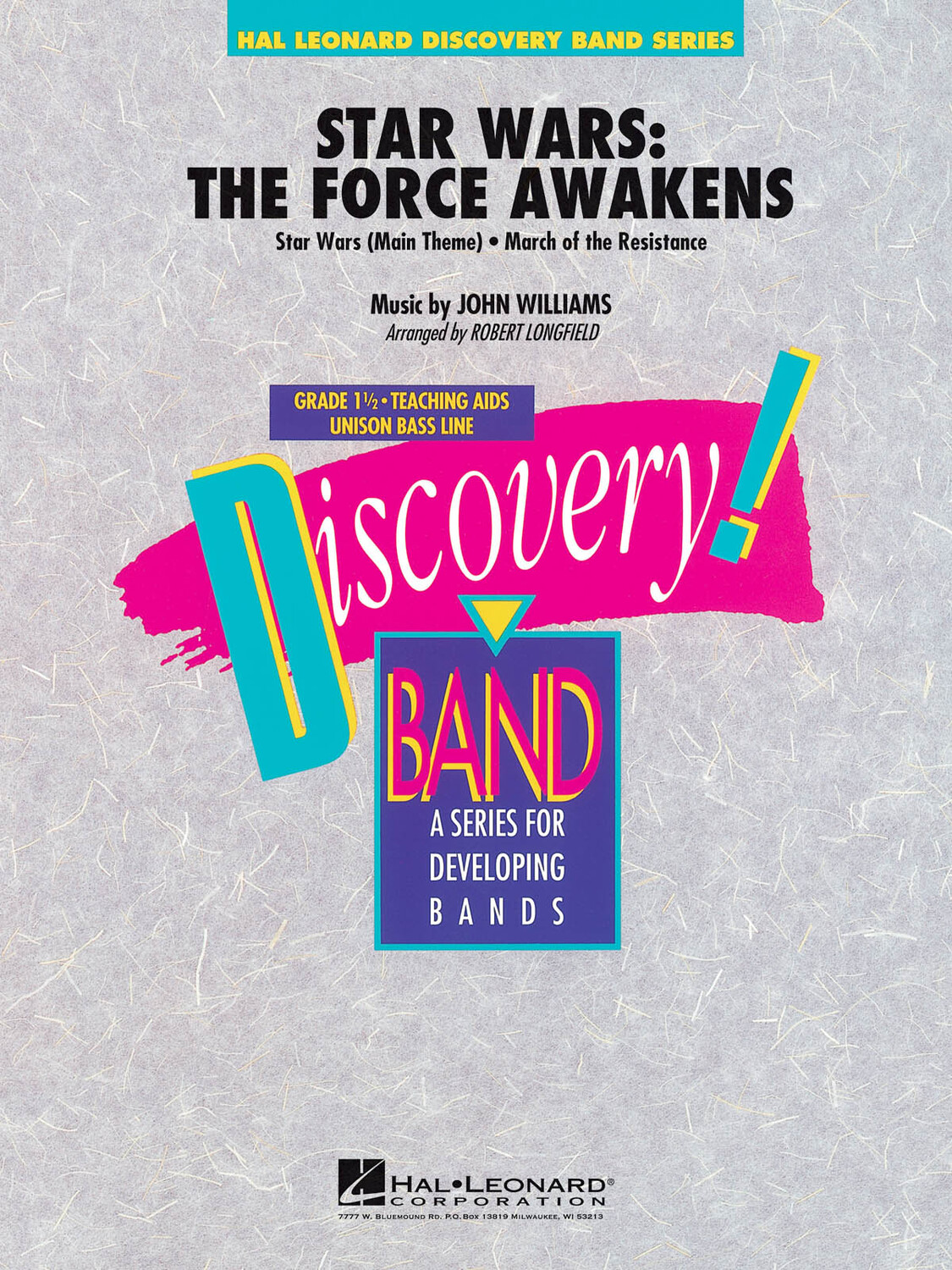 Cover: 888680609658 | Star Wars: The Force Awakens | John Williams | Discovery Concert Band