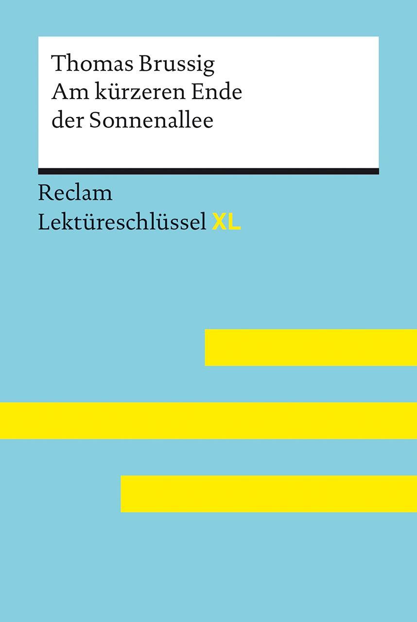 Cover: 9783150155479 | Am kürzeren Ende der Sonnenallee von Thomas Brussig:...