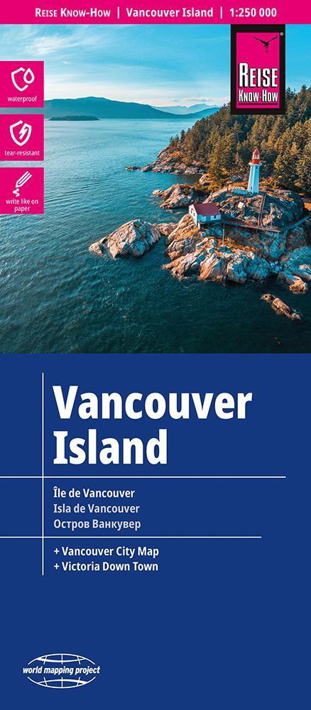 Cover: 9783831774258 | Reise Know-How Landkarte Vancouver Island (1:250.000) | Rump | 2 S.