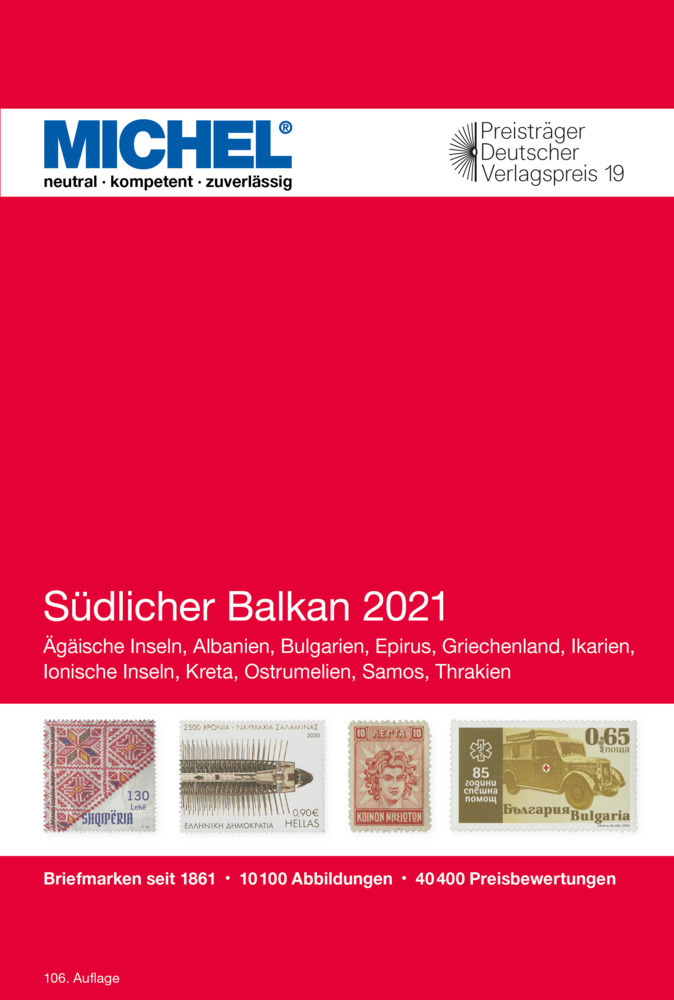 Cover: 9783954023578 | Südlicher Balkan 2021 | Europa Teil 7 | Michel | Buch | 800 S. | 2021