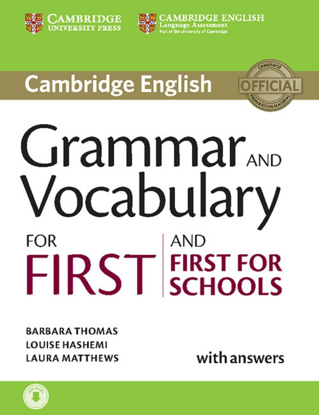 Cover: 9783125329348 | Grammar and Vocabulary for First and First for Schools | Taschenbuch