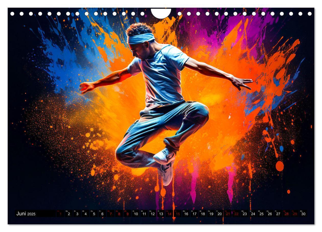 Bild: 9783383851858 | Color Dance Art (Wandkalender 2025 DIN A4 quer), CALVENDO...