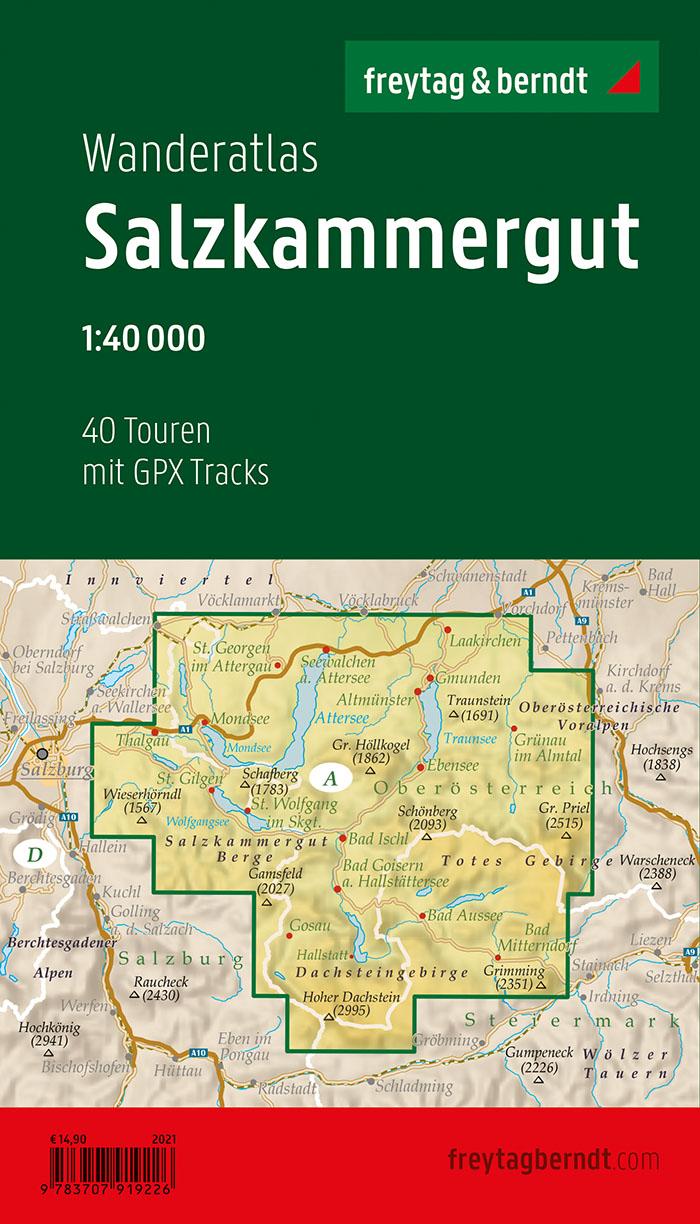 Rückseite: 9783707919226 | Wanderatlas Salzkammergut | Taschenbuch | 238 S. | Deutsch | 2021