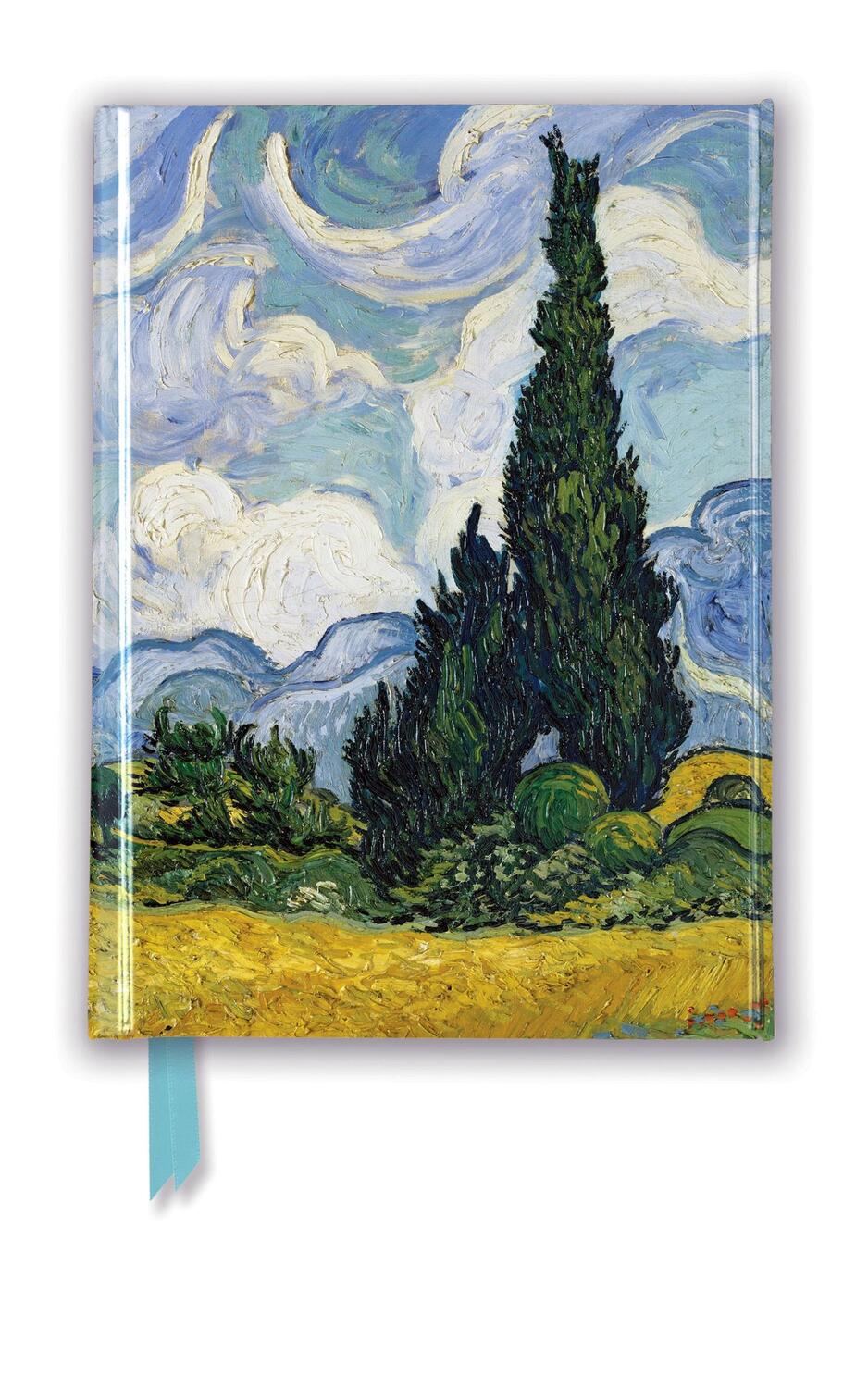 Cover: 9781787555785 | Vincent Van Gogh: Wheat Field with Cypresses (Foiled Pocket Journal)