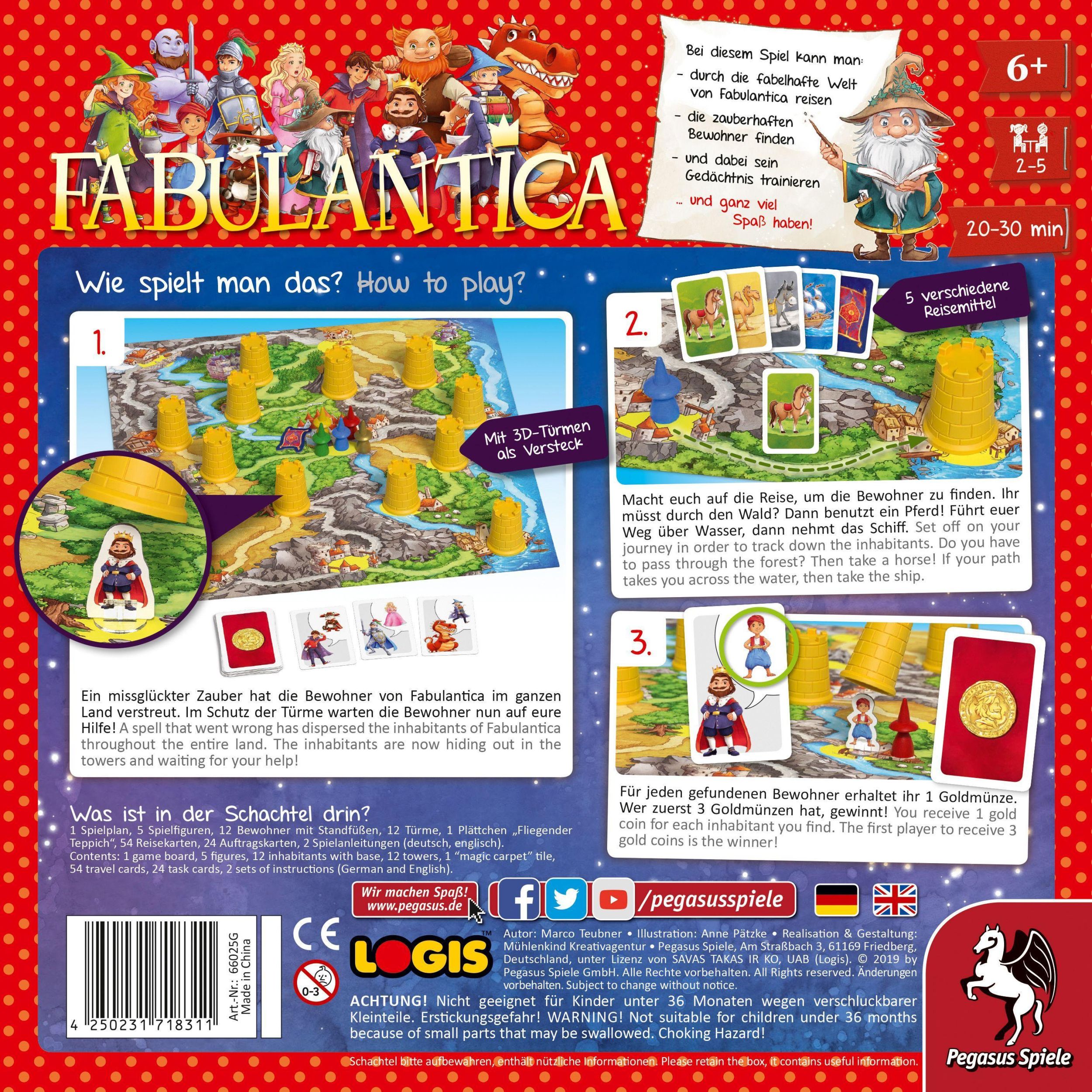 Bild: 4250231718311 | Fabulantica (Nominiert Kinderspiel des Jahres 2019) | Marco Teubner