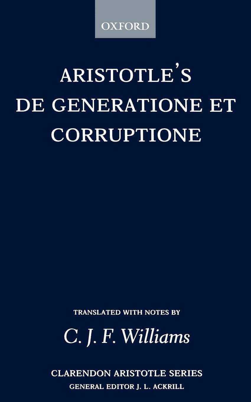 Cover: 9780198720638 | de Generatione Et Corruptione | Aristotle | Taschenbuch | Paperback