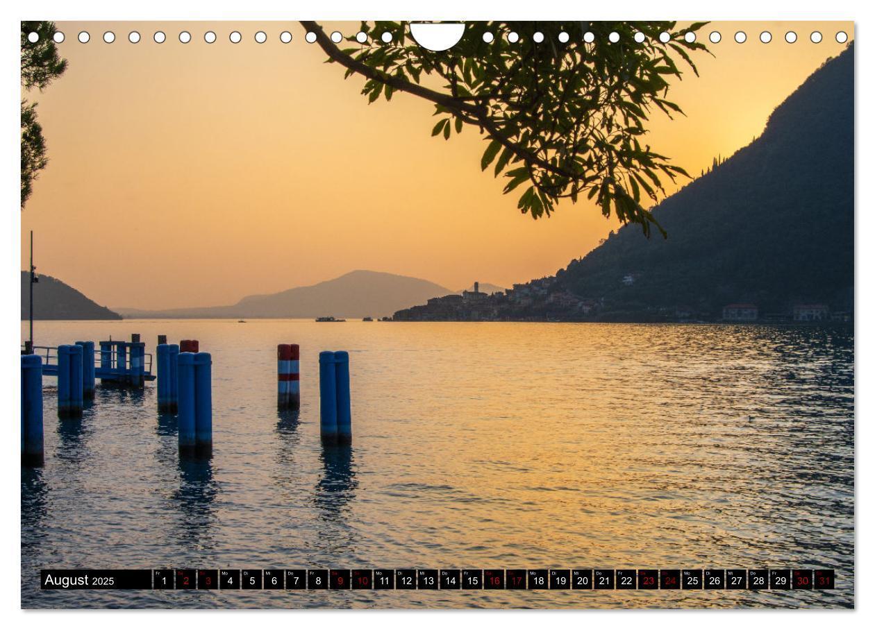 Bild: 9783383839825 | Romantischer Lago d'Iseo (Wandkalender 2025 DIN A4 quer), CALVENDO...