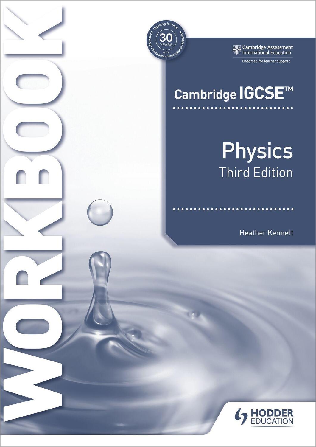 Cover: 9781398310575 | Cambridge IGCSE(TM) Physics Workbook | Heather Kennett | Geheftet