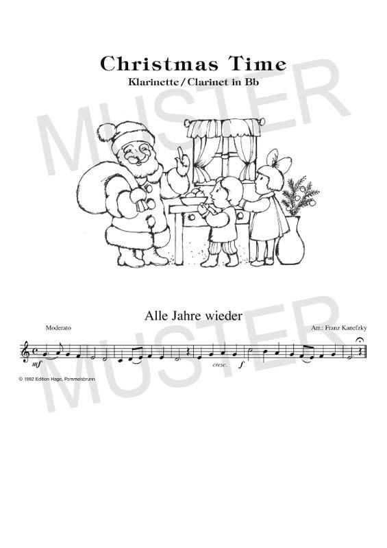 Bild: 4026929911551 | Christmas Time für Klarinette und Klavier / Clarinet and Piano | Buch