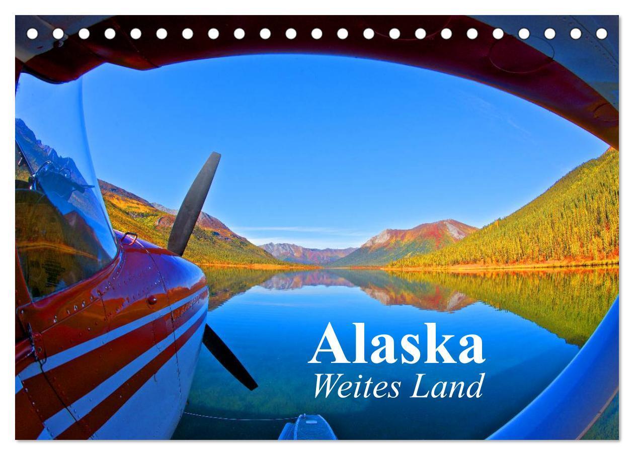 Cover: 9783383526169 | Alaska - Weites Land (Tischkalender 2024 DIN A5 quer), CALVENDO...