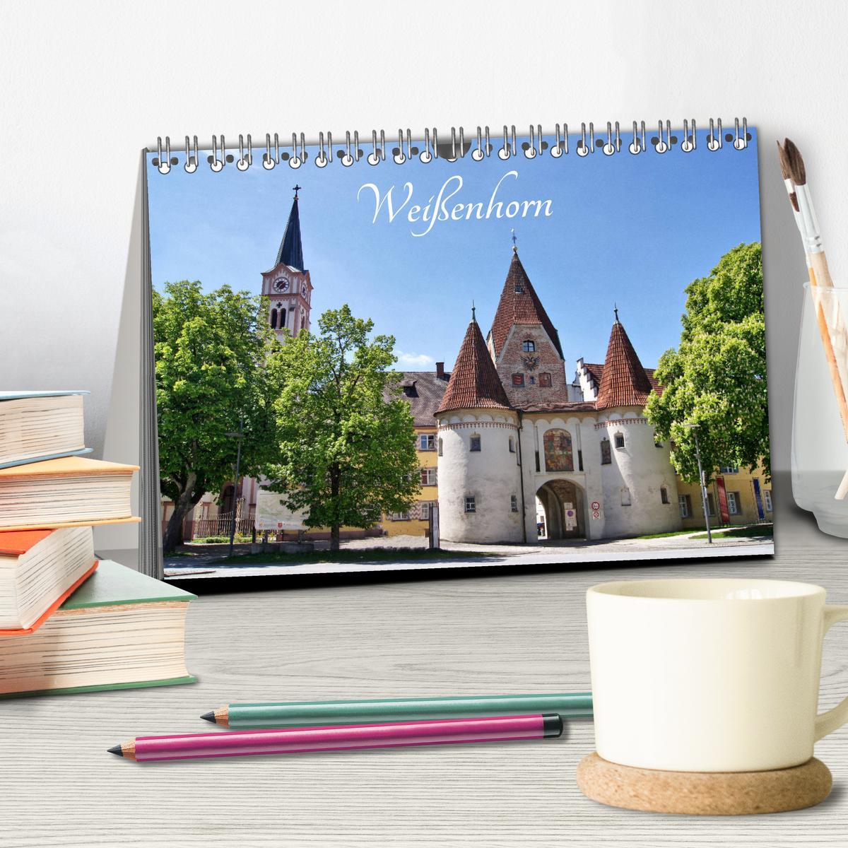 Bild: 9783435369775 | Weißenhorn (Tischkalender 2025 DIN A5 quer), CALVENDO Monatskalender