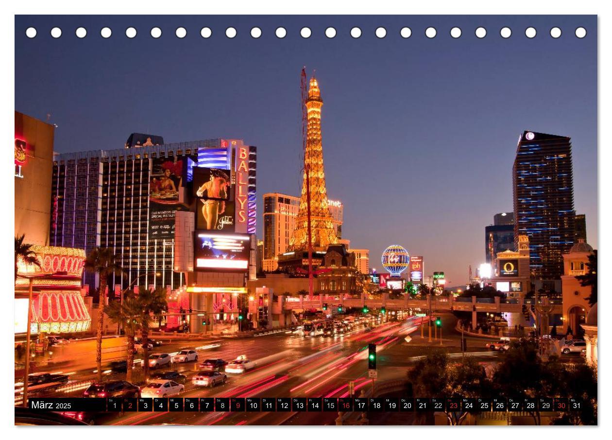 Bild: 9783435719297 | Las Vegas (Tischkalender 2025 DIN A5 quer), CALVENDO Monatskalender