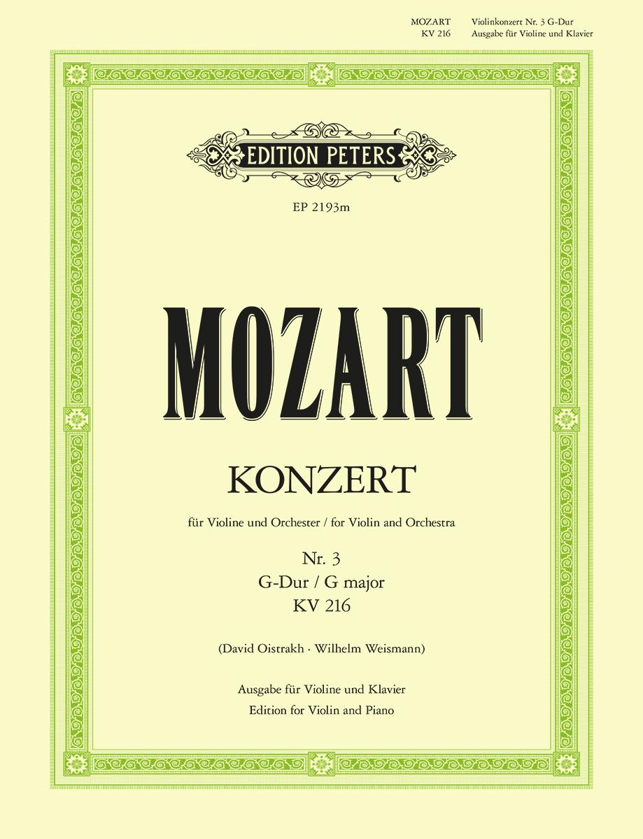 Cover: 9790014009922 | Concerto No. 3 in G K216 | Wolfgang Amadeus Mozart | Broschüre | 50 S.