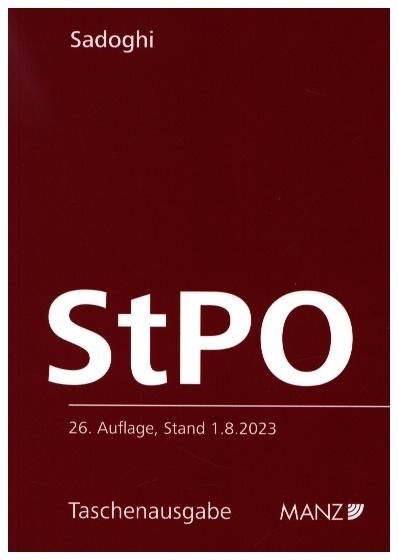 Cover: 9783214253462 | Strafprozessordnung StPO | Alice Sadoghi | Taschenbuch | Deutsch