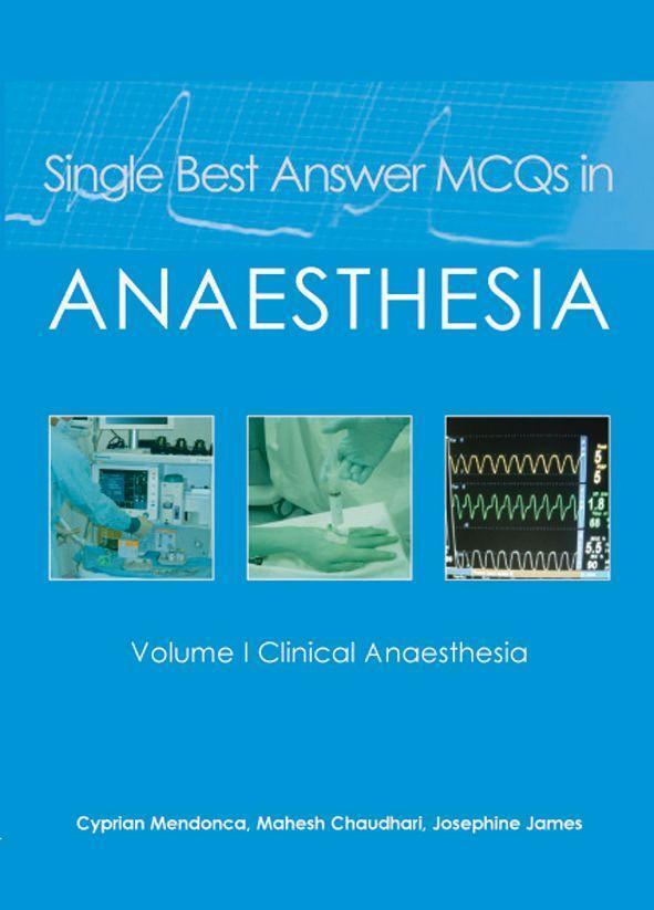 Cover: 9781903378755 | Single Best Answer MCQs in Anaesthesia | Volume I Clinical Anaesthesia