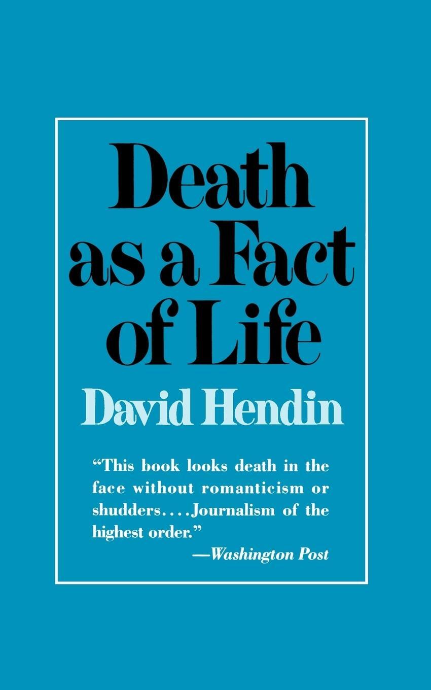 Cover: 9780393301342 | Death as a Fact of Life | David Hendin | Taschenbuch | Paperback