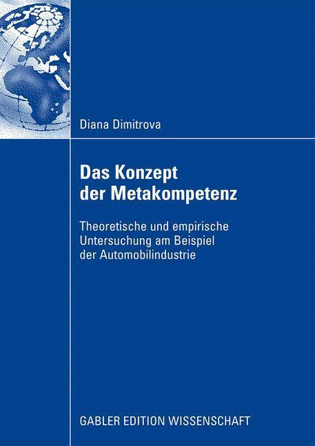 Cover: 9783835009257 | Das Konzept der Metakompetenz | Diana Dimitrova | Taschenbuch | 2008