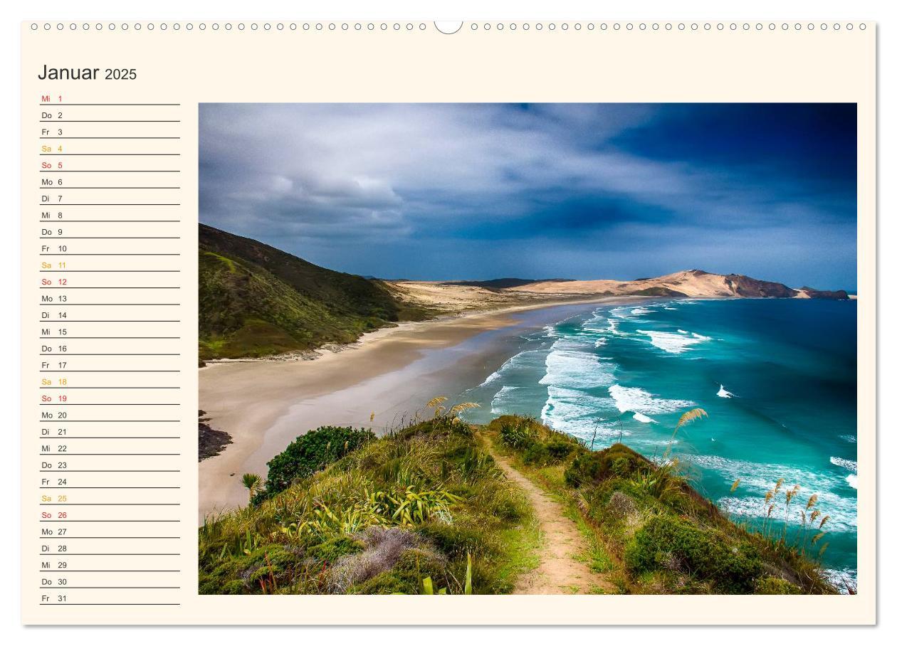 Bild: 9783435486892 | Neuseeland - atemberaubend schön (Wandkalender 2025 DIN A2 quer),...