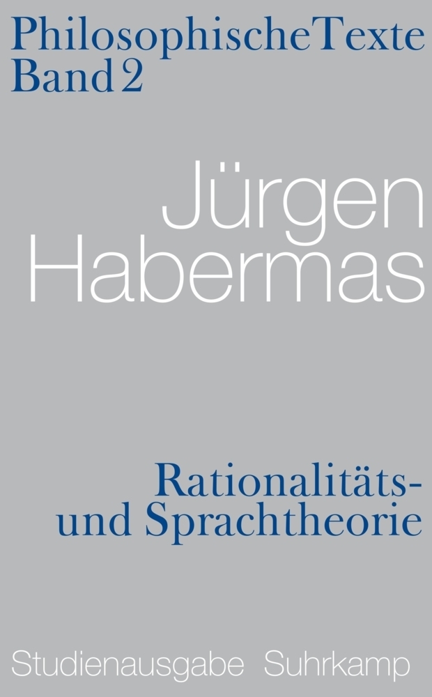 Cover: 9783518585276 | Rationalitäts- und Sprachtheorie | Jürgen Habermas | Taschenbuch