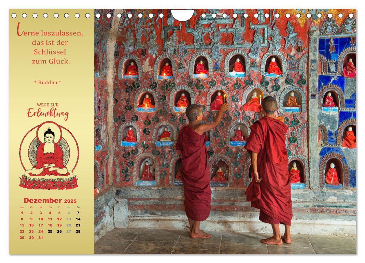 Bild: 9783383868450 | Buddhistische Weisheiten - Wege zur Erleuchtung (Wandkalender 2025...