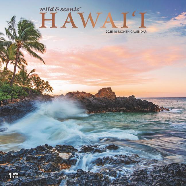 Cover: 9781975474904 | Hawaii Wild &amp; Scenic 2025 12 X 24 Inch Monthly Square Wall Calendar...