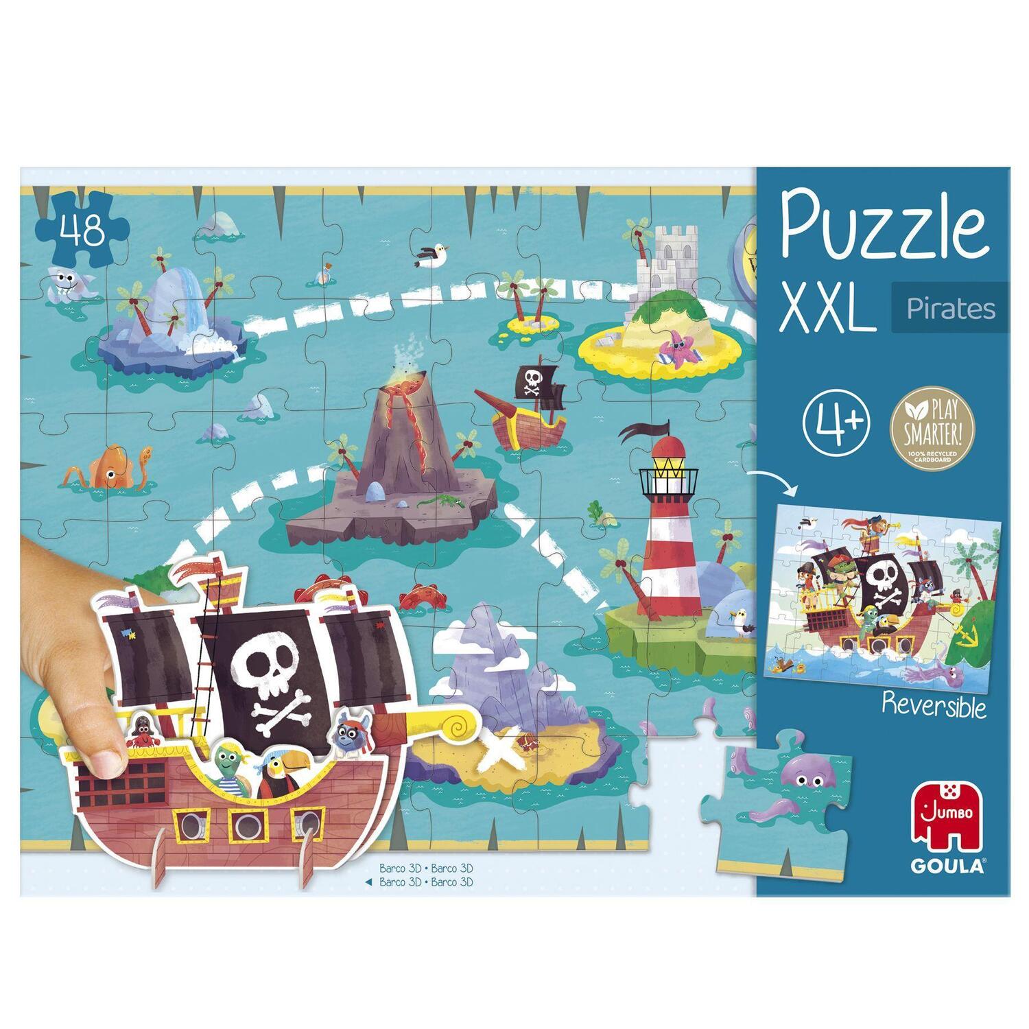 Cover: 8410446002315 | GOULA XXL Puzzle Pirates | Spiel | Deutsch | 2024 | Jumbo