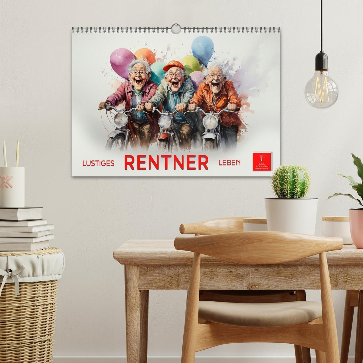 Bild: 9783383890307 | Lustiges Rentner Leben (Wandkalender 2025 DIN A3 quer), CALVENDO...