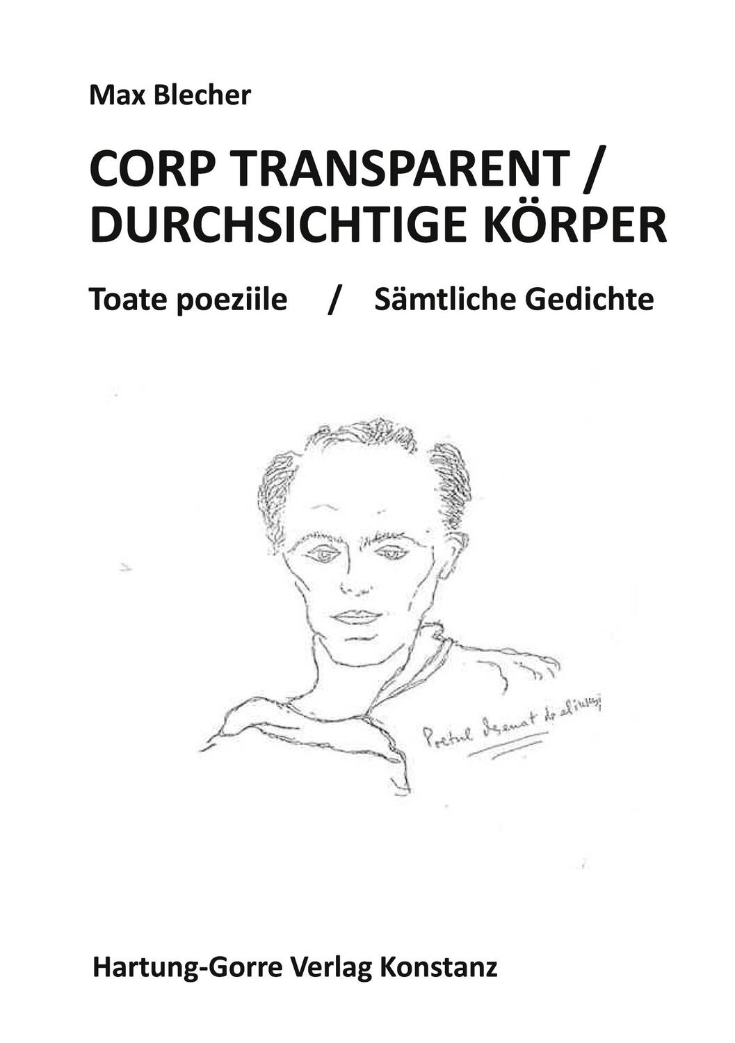 Cover: 9783866287303 | CORP TRANSPARENT / DURCHSICHTIGE KÖRPER | Max Blecher | Taschenbuch