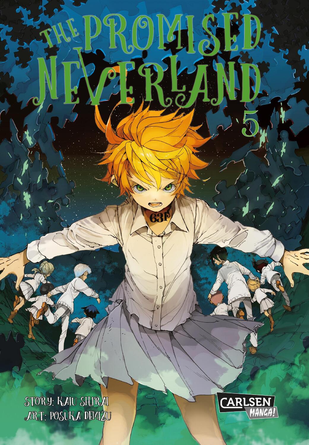Cover: 9783551739186 | The Promised Neverland 5 | Ein emotionales Mystery-Horror-Spektakel!