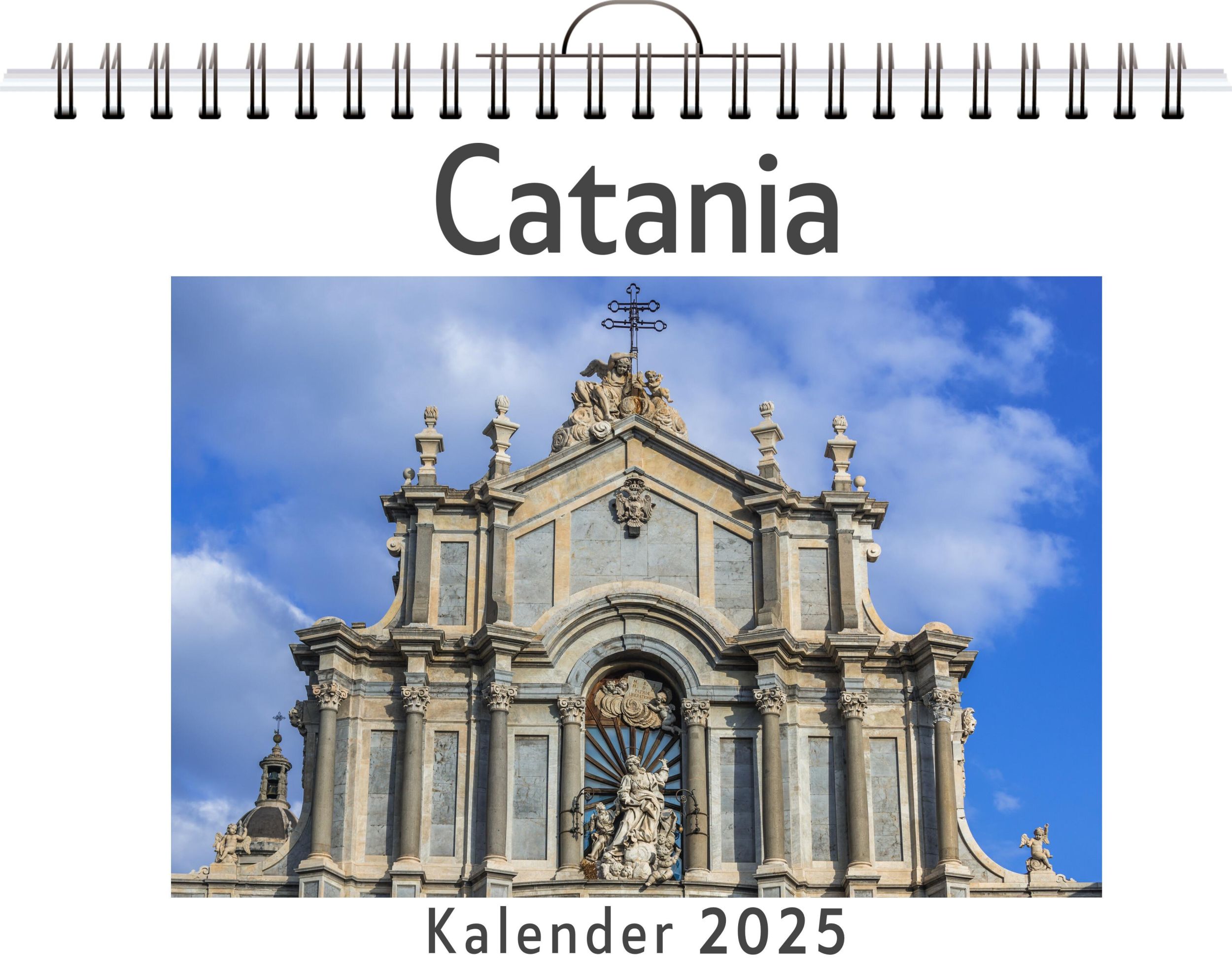 Cover: 9783759123367 | Catania - (Wandkalender 2025, Kalender DIN A4 quer, Monatskalender...