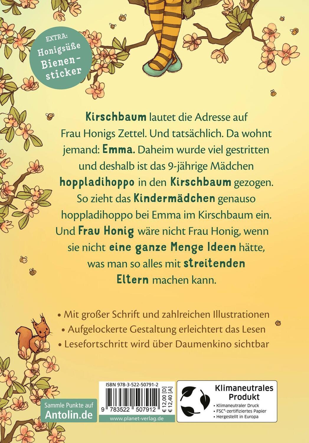 Rückseite: 9783522507912 | Frau Honig: Frau Honig und die Geheimnisse im Kirschbaum | Bohlmann