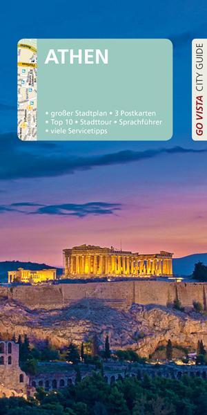 Cover: 9783961414376 | GO VISTA: Reiseführer Athen | Mit Faltkarte und 3 Postkarten | Buch