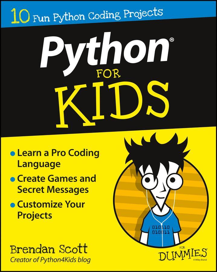 Cover: 9781119093107 | Python For Kids For Dummies | Brendan Scott | Taschenbuch | Englisch