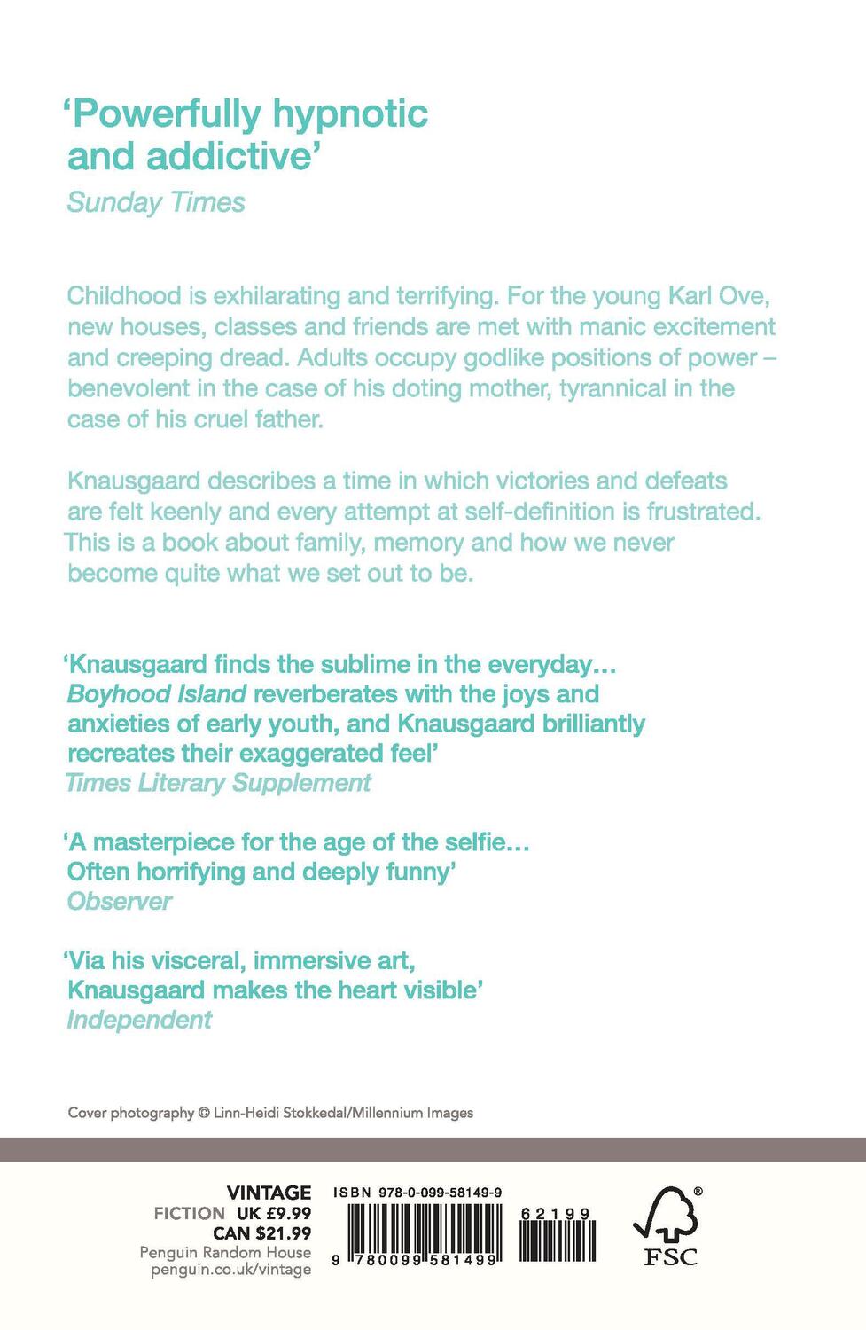 Rückseite: 9780099581499 | Boyhood Island | My Struggle Book 3 | Karl Ove Knausgaard (u. a.)