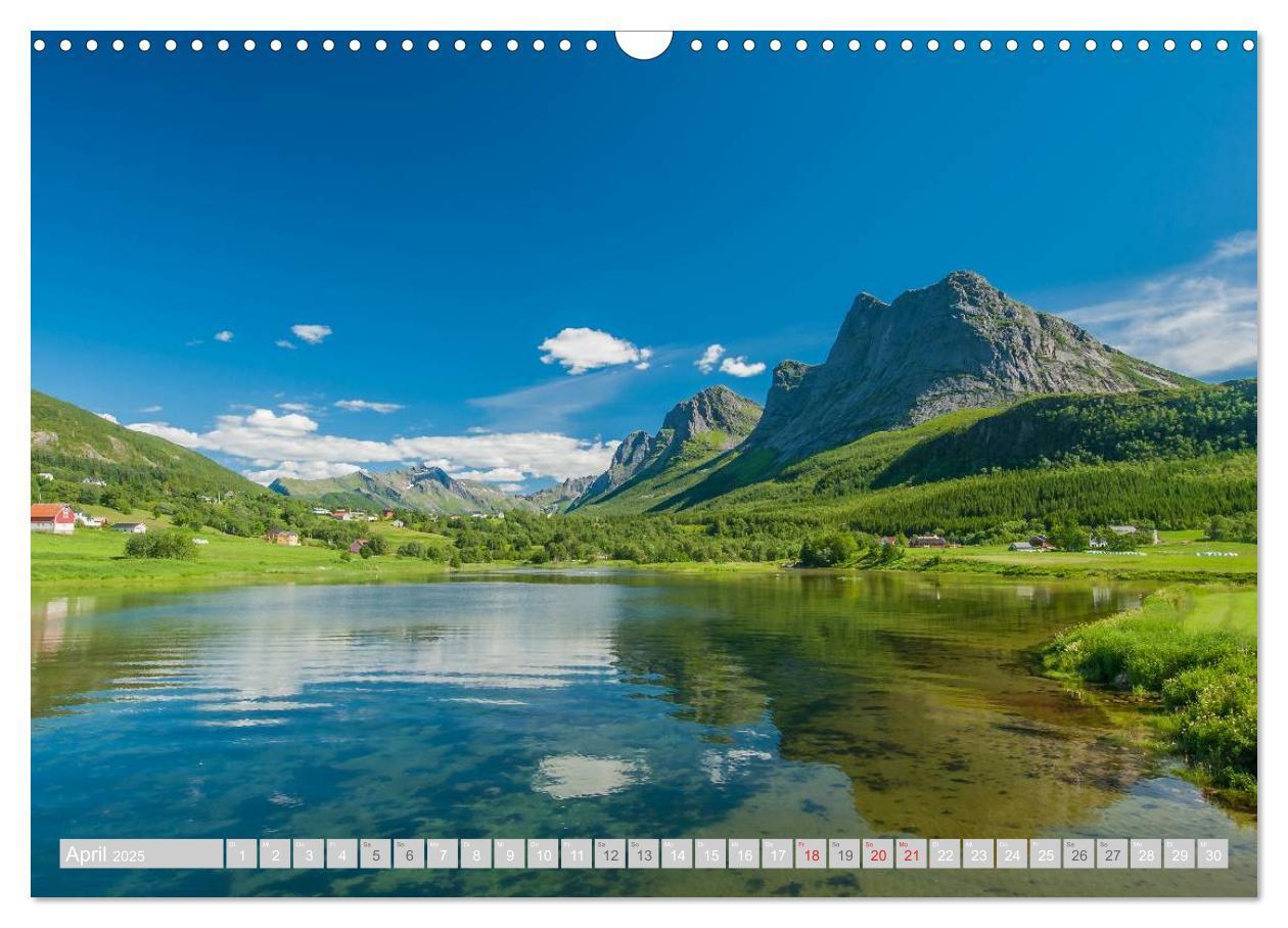 Bild: 9783435808793 | Norwegen (Wandkalender 2025 DIN A3 quer), CALVENDO Monatskalender