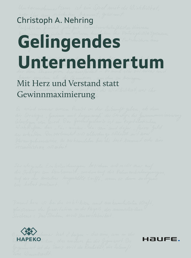 Cover: 9783648168417 | Gelingendes Unternehmertum | Christoph A. Nehring | Taschenbuch | 2023