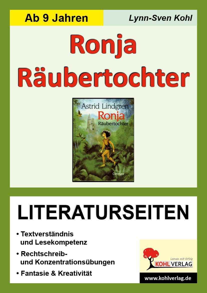 Cover: 9783866321458 | Ronja Räubertochter / Literaturseiten | Broschüre | Literaturseiten